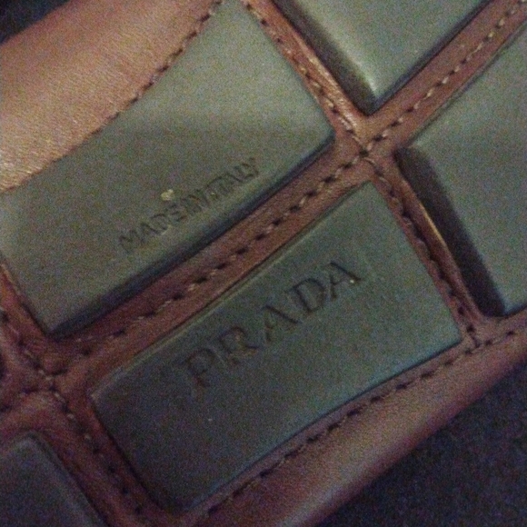 Prada Two Tone Leather Loafers - Picture 8 of 9
